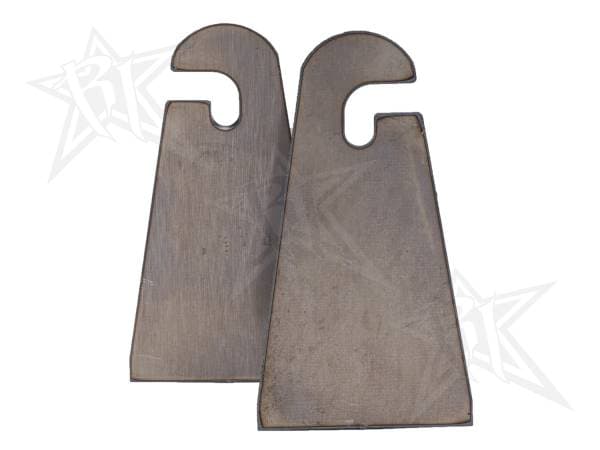 Rigid Industries Weld-On Slotted Tab (Pair) - Flat Base