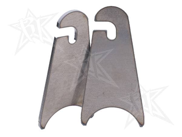 Rigid Industries Weld-On Slotted Tab (Pair) - Radius Base