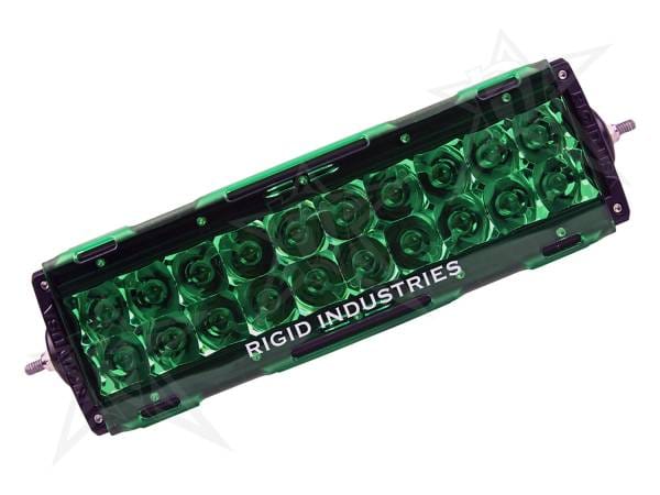 Rigid Industries 10" E-Series Light Cover - Green - trim 4" & 6"